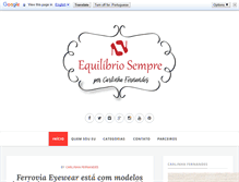 Tablet Screenshot of equilibriosempre.com